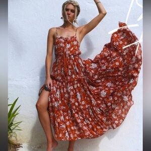 SOLD🌟Spell Gypsy Dancer hi-lo Maxi Dress